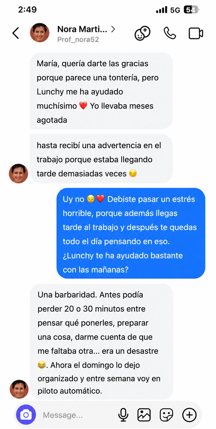 Testimonio de Nora Martinez